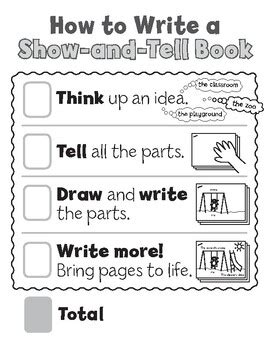 Results for show and tell rubric | TPT