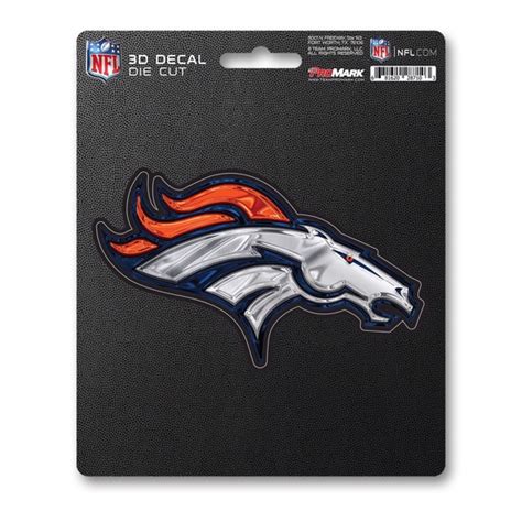 NFL - Denver Broncos 3D Decal | Fanmats - Sports Licensing Solutions, LLC