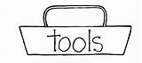 Tool Box Coloring Page  Home sketch template