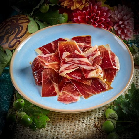 Sliced Acorn-Fed 75% Iberico Jamon (80g) - Tapas Fusion Delivery