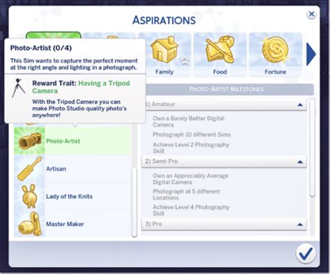 46+ Awesome Sims 4 Custom Aspirations You Need In Your Game Now - Modsella