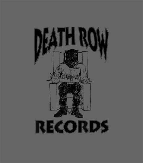 Death Row Records Black Logo Digital Art by Black - Fine Art America