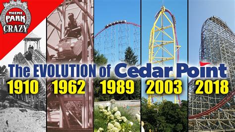 The Evolution of Cedar Point's Roller Coasters - YouTube