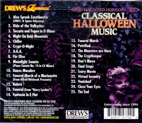 Drew's Famous Haunted Horrors Classical Halloween Music & Sound Effects ...