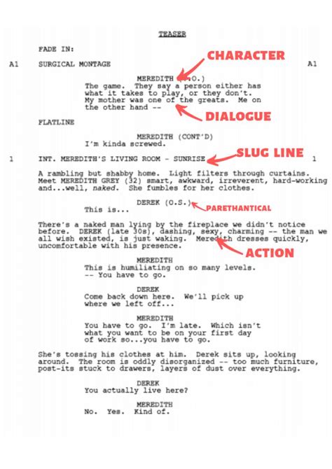 Screenplay Format - Format your script by industry standard ...