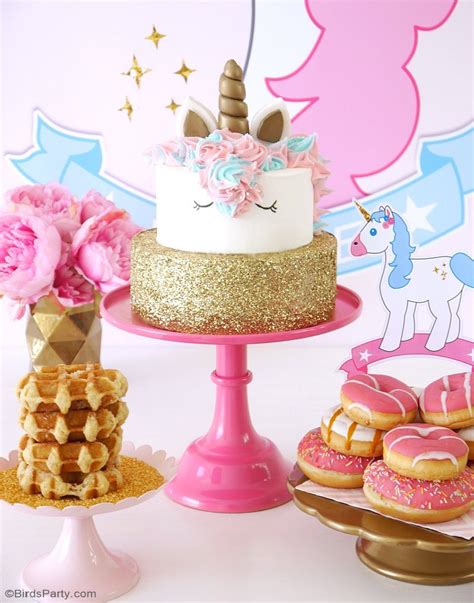 My Daughter's Unicorn Birthday Slumber Party - Party Ideas | Party Printables Blog