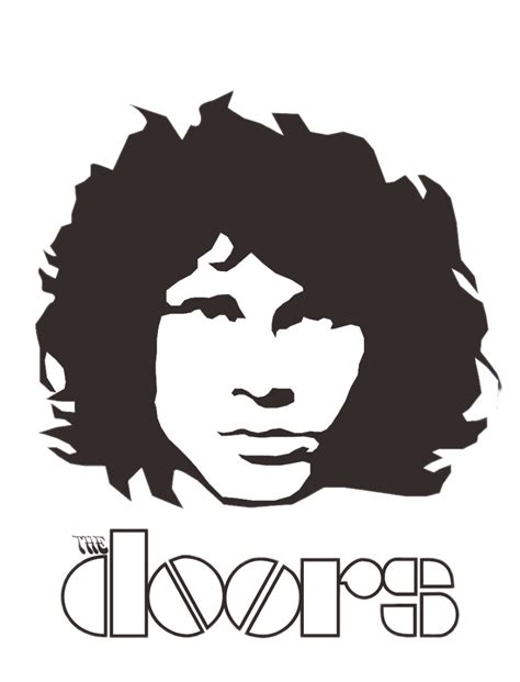 The Doors Logo Black and White Icons PNG - Free PNG and Icons Downloads