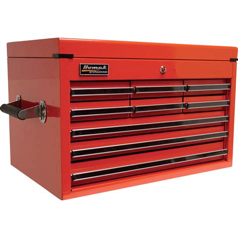 Homak Pro Series 27in. 9-Drawer Extended Top Tool Chest — 26in.W x 17 1 ...