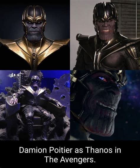 Damion Poitier as Thanos in The Avengers. - )