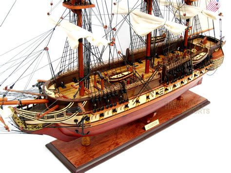 USS Constitution Tall Ship Full Assembled 35" Wooden Model Ship - Quality Model Ships