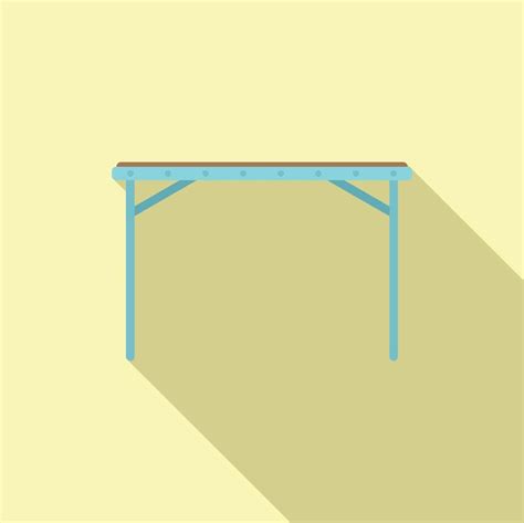 Office table icon flat vector. Wood furniture 15157576 Vector Art at Vecteezy