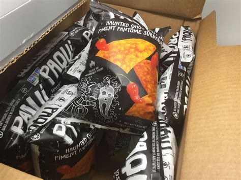 Case of Paqui Haunted Ghost Pepper Tortilla Chips (12 x 155g) - A D Auction Depot Inc.