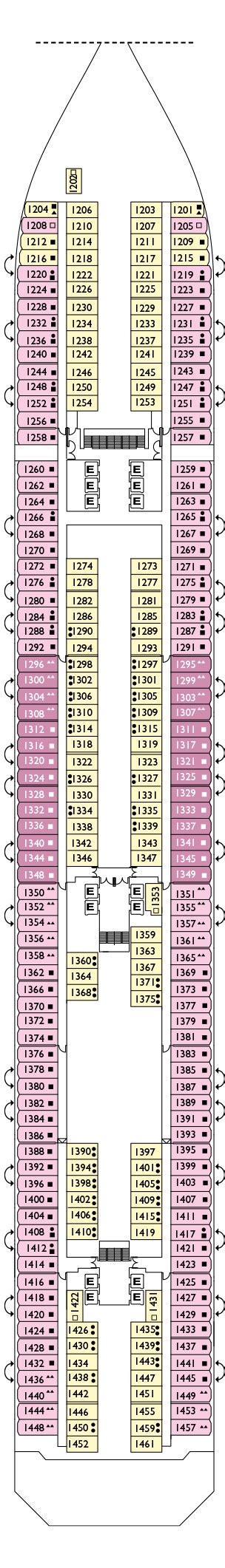 Costa Favolosa Deck Plans | CruiseInd