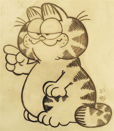 Cartoons: Garfield the Cat, Vintage Edition by AlexandraBowmanArt on ...