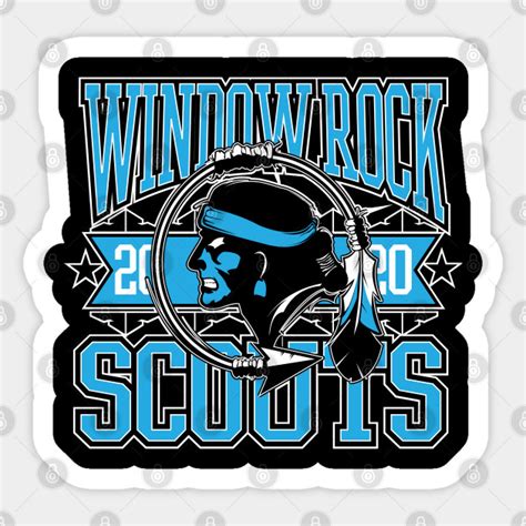 Window Rock Scouts - Window Rock - Sticker | TeePublic