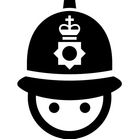 British Police Officer 1 Vector SVG Icon - SVG Repo