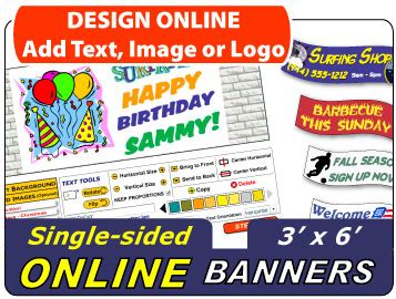 Custom 3 ft x 6 ft Banner Printing - Fast & Cheap