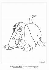 Free Hound Dog Coloring Page  Printables Kidadl sketch template