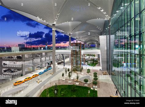 Istanbul, Turkey – February 14, 2019: Terminal of Istanbul New Airport ...