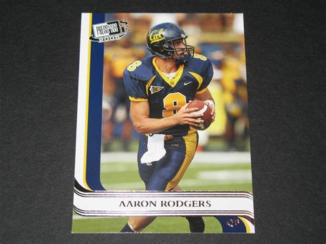 Aaron Rodgers Checklist Rookie Card - Baseball & Football Sports Cards