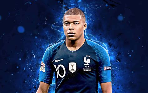 Download French Professional Footballer Kylian Mbappe Showing Off His ...