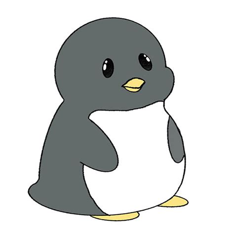 How To Draw A Fat Penguin - Longfamily26