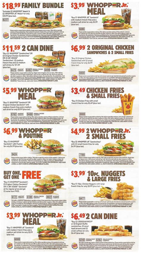 Burger King - coupons