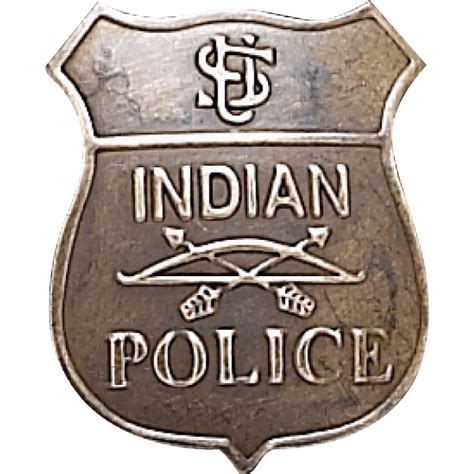 Brass Indian Police Badge - OH3101 - Medieval Collectibles