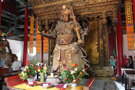 韋馱菩萨，白马寺，洛阳 Skandha Bodhisattva, protector of buddhist monasteries. White Horse Temple, Luoyang ...