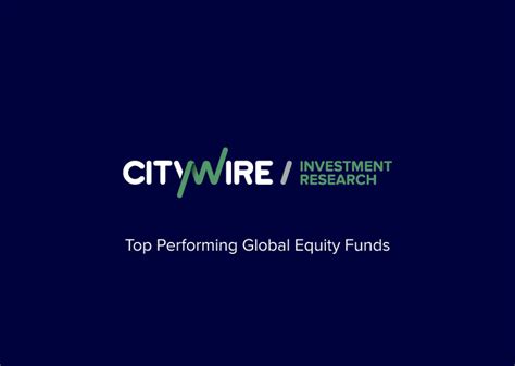 Top performing global equity funds