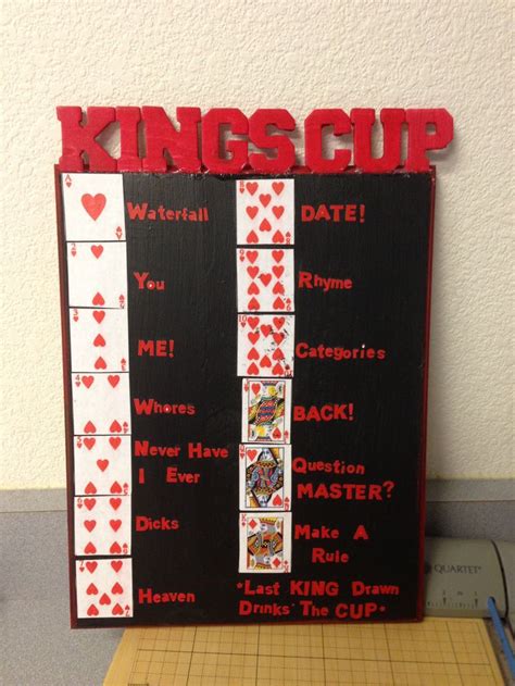 Kings cup rules | Drinking games for parties, Fun drinking games, Drinking games