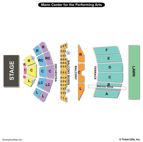 Mann Center Seating Chart With Numbers | Two Birds Home