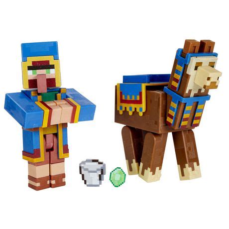 Minecraft Craft-a-block Wandering Trader and Llama | Walmart Canada