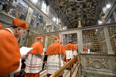 Cardinals enter the Sistine Chapel for the Conclave - Arabianbusiness