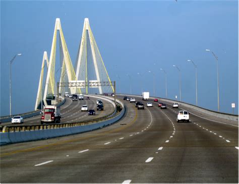 The Fred Hartman Bridge in Baytown Texas