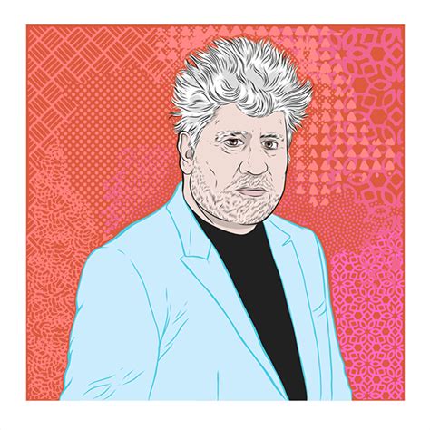 Portrait of Pedro Almodóvar on Behance