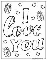 22 I Love You Coloring Pages Free PDF Printables sketch template