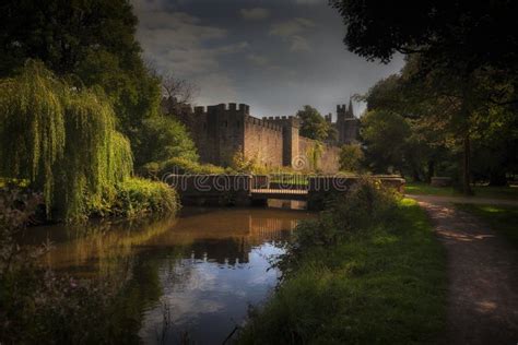 Cardiff Castle and Bute Park Stock Image - Image of blue, attraction ...