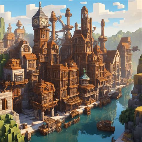 Steampunk City Minecraft