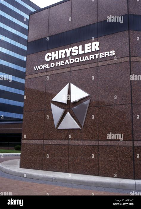 Chrysler World Headquarters Auburn Hills Michigan USA Stock Photo - Alamy