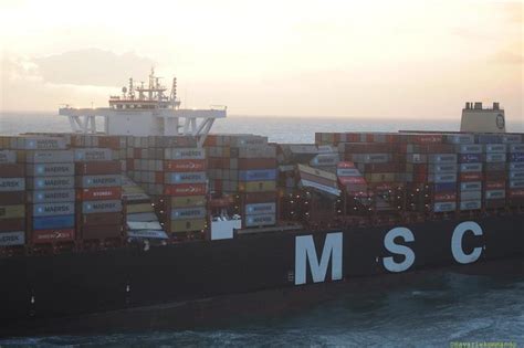 Photos: MSC Zoe Loses Containers in North Sea