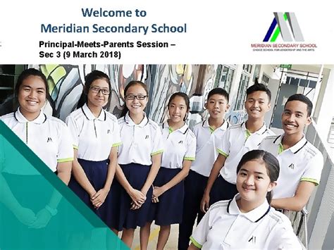 Welcome to Meridian Secondary School PrincipalMeetsParents Session Sec