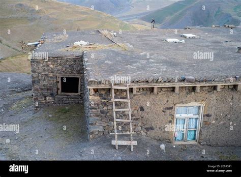 Daily life in the highest village of Azerbaijan. Khinalig village, Quba ...