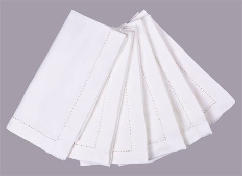 White Plain Cotton Napkin, Size: 22x22 Inch, Rs 250 /piece A JS LIVING | ID: 23122058288