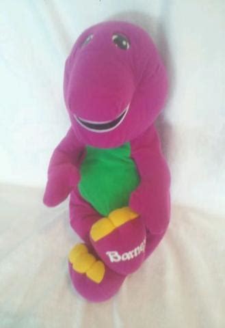 Barney and Friends Singing Barney 16" Plush character toy | #1622297095