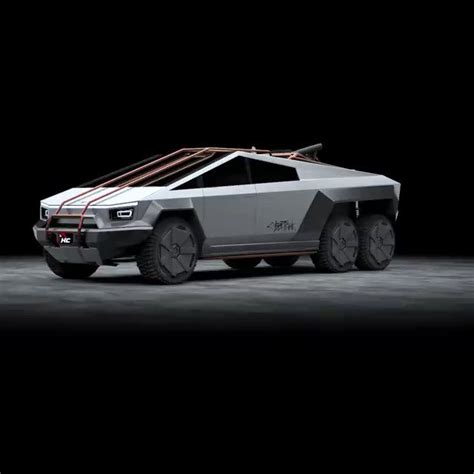 TESLA CARS ONLY on Twitter: "TESLA CYBERTRUCK 6X6 CONCEPT.⚡"