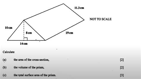 The Diagram Shows A Triangular Prism