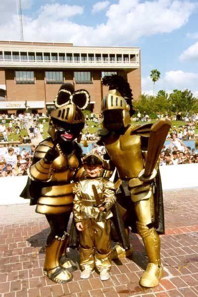 Knightro (older version of campus mascot) and Glycerin (his short-lived ...