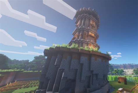 Minecraft Circular Towers