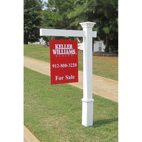 Savannah Real Estate Sign Holder Post | Real estate signs, Real estate yard signs, Real estate ...